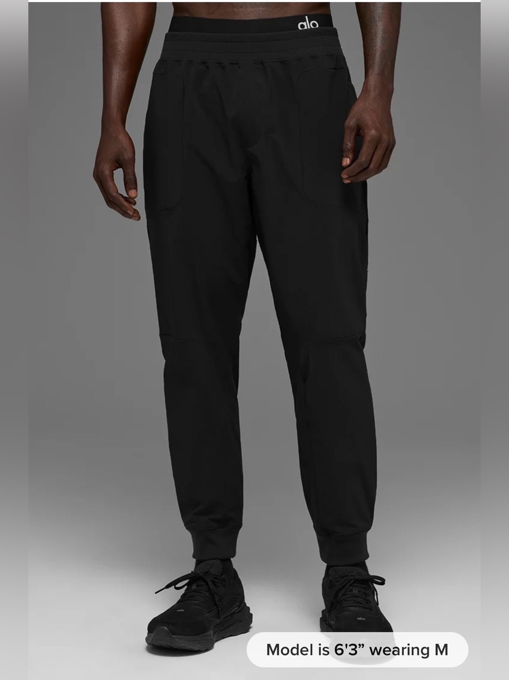 Alo Yoga Men's Co-Op Performance Jogger Pants Black Size M